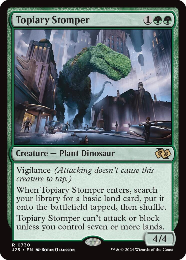 Image for Topiary Stomper (730) [Foundations Jumpstart] - Magic: The Gathering