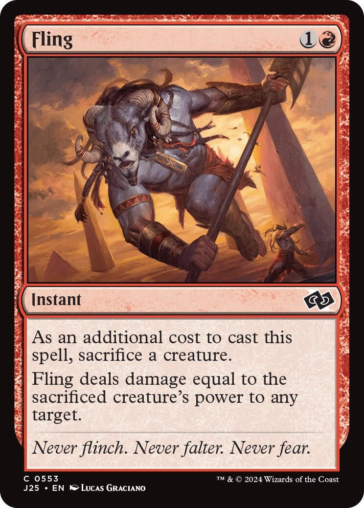 Image for Fling (553) [Foundations Jumpstart] - Magic: The Gathering