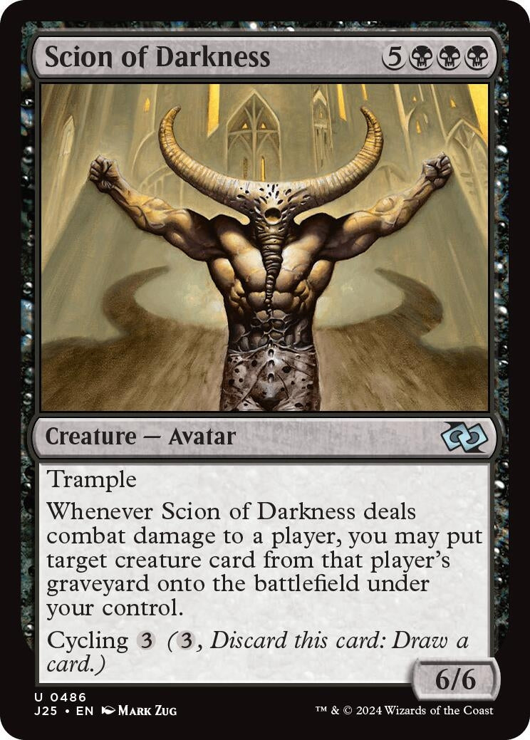 Image for Scion of Darkness (486) [Foundations Jumpstart] - Magic: The Gathering