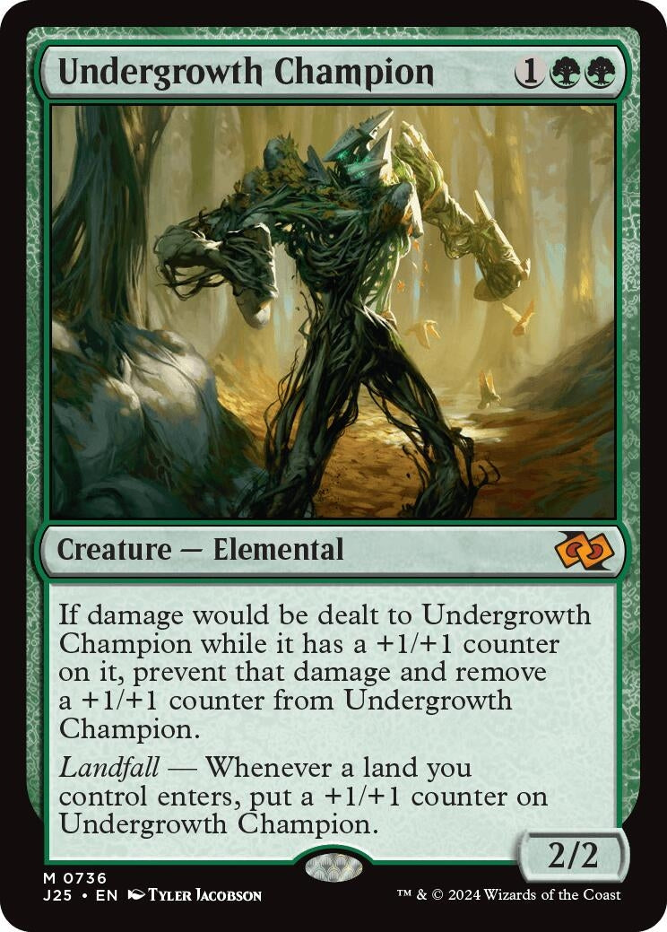 Image for Undergrowth Champion (736) [Foundations Jumpstart] - Magic: The Gathering