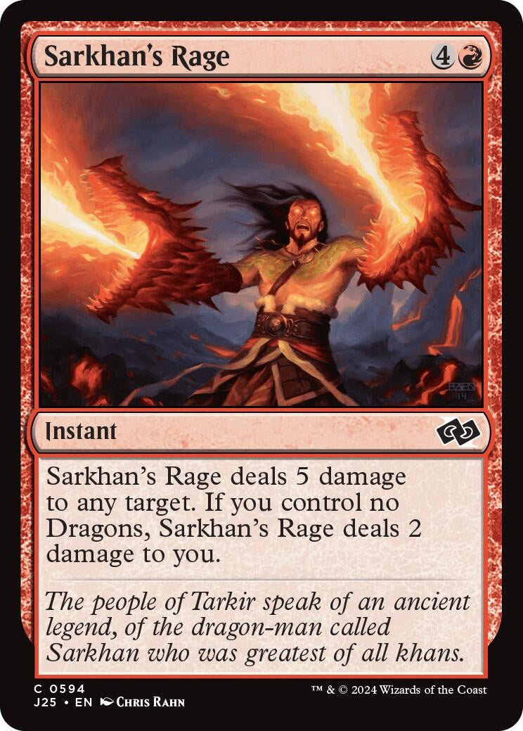 Image for Sarkhan's Rage (594) [Foundations Jumpstart] - Magic: The Gathering