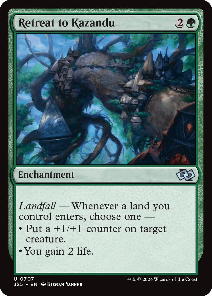 Image for Retreat to Kazandu (707) [Foundations Jumpstart] - Magic: The Gathering