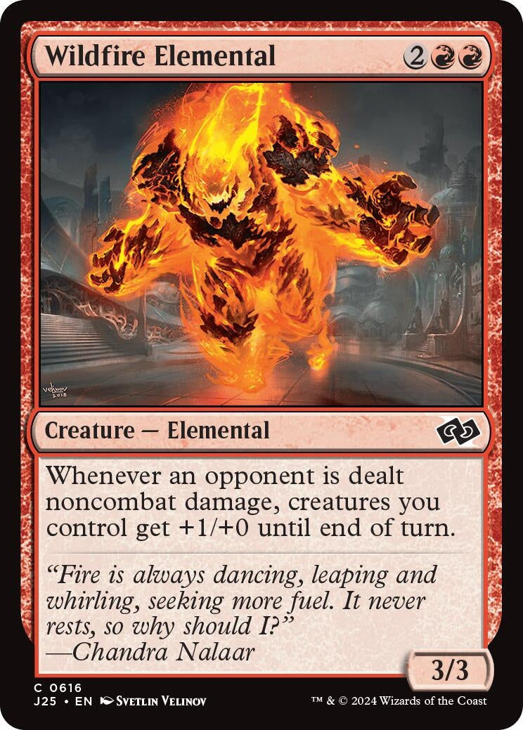 Image for Wildfire Elemental (616) [Foundations Jumpstart] - Magic: The Gathering