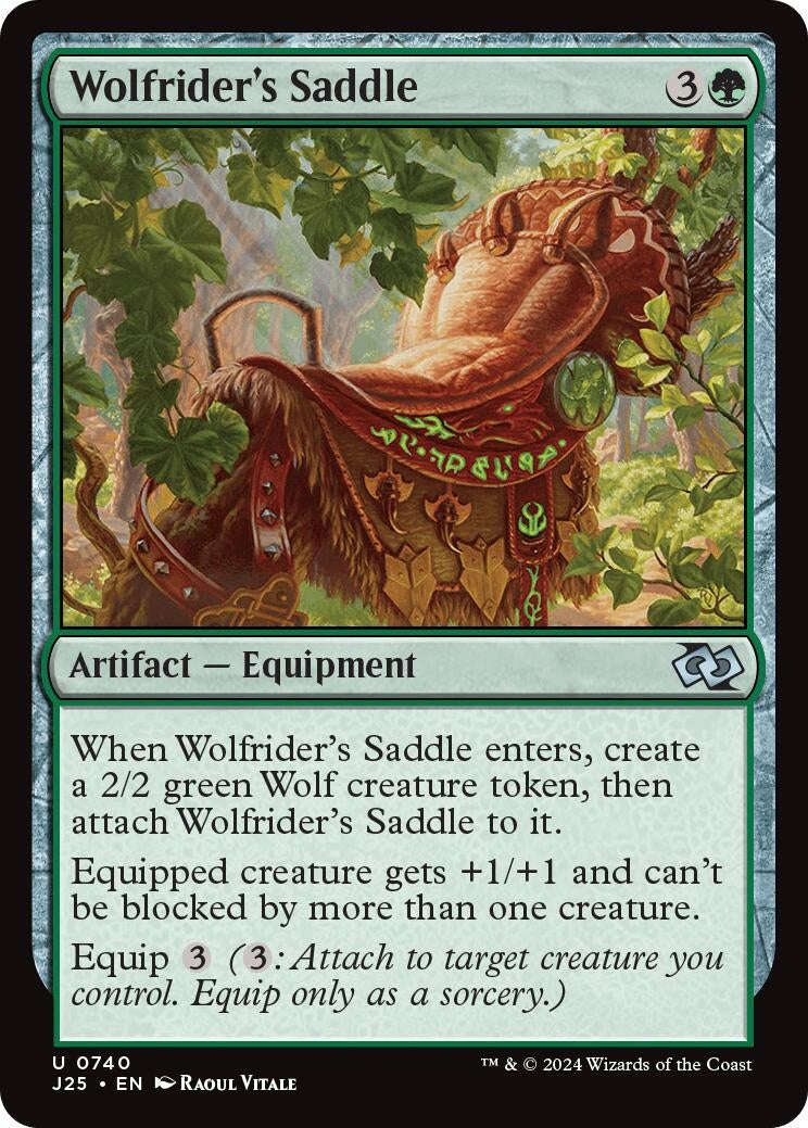 Image for Wolfrider's Saddle (740) [Foundations Jumpstart] - Magic: The Gathering