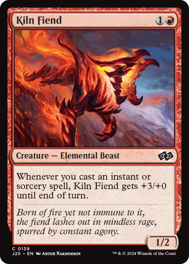 Image for Kiln Fiend (139) [Foundations Jumpstart] - Magic: The Gathering