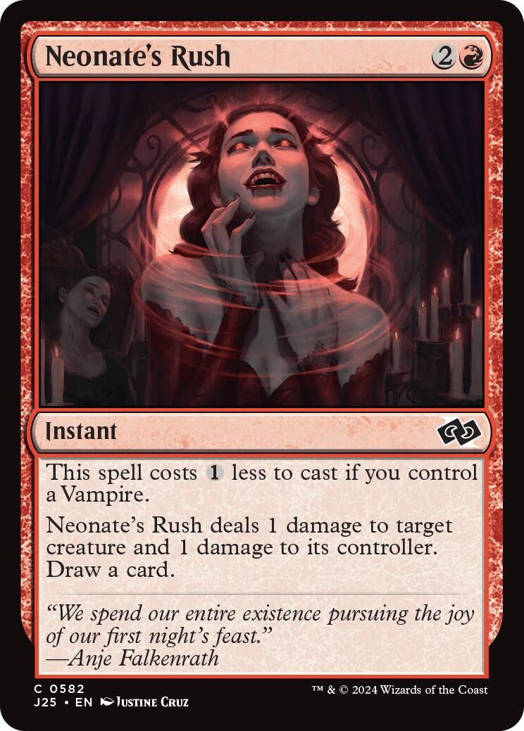 Image for Neonate's Rush (582) [Foundations Jumpstart] - Magic: The Gathering