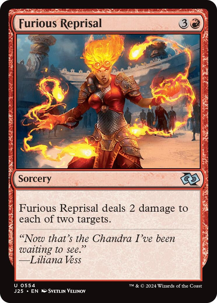 Image for Furious Reprisal (554) [Foundations Jumpstart] - Magic: The Gathering
