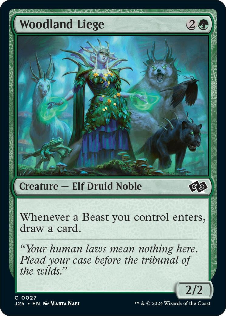 Image for Woodland Liege (27) [Foundations Jumpstart] - Magic: The Gathering