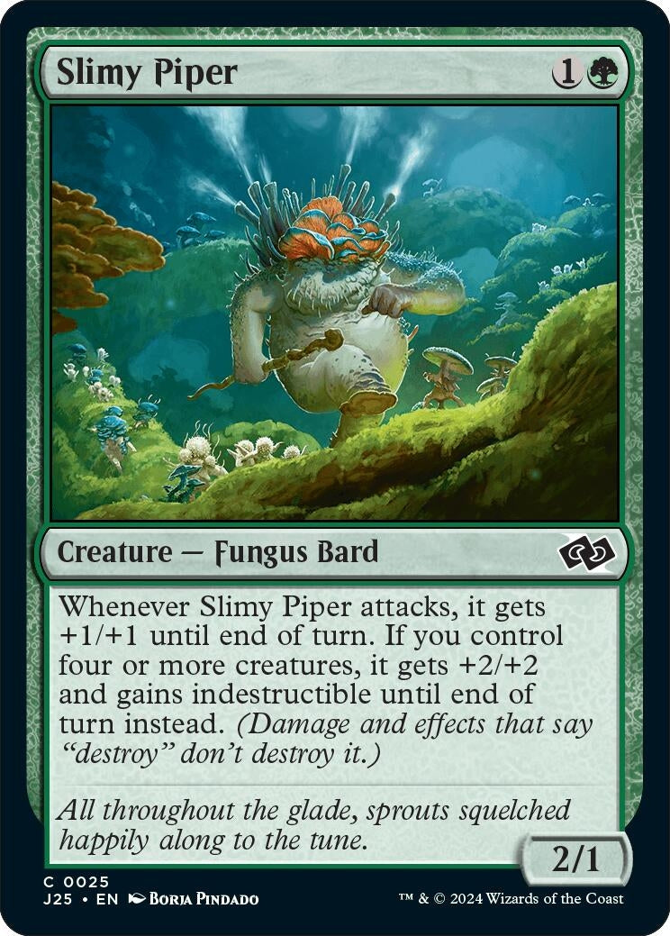 Image for Slimy Piper (25) [Foundations Jumpstart] - Magic: The Gathering