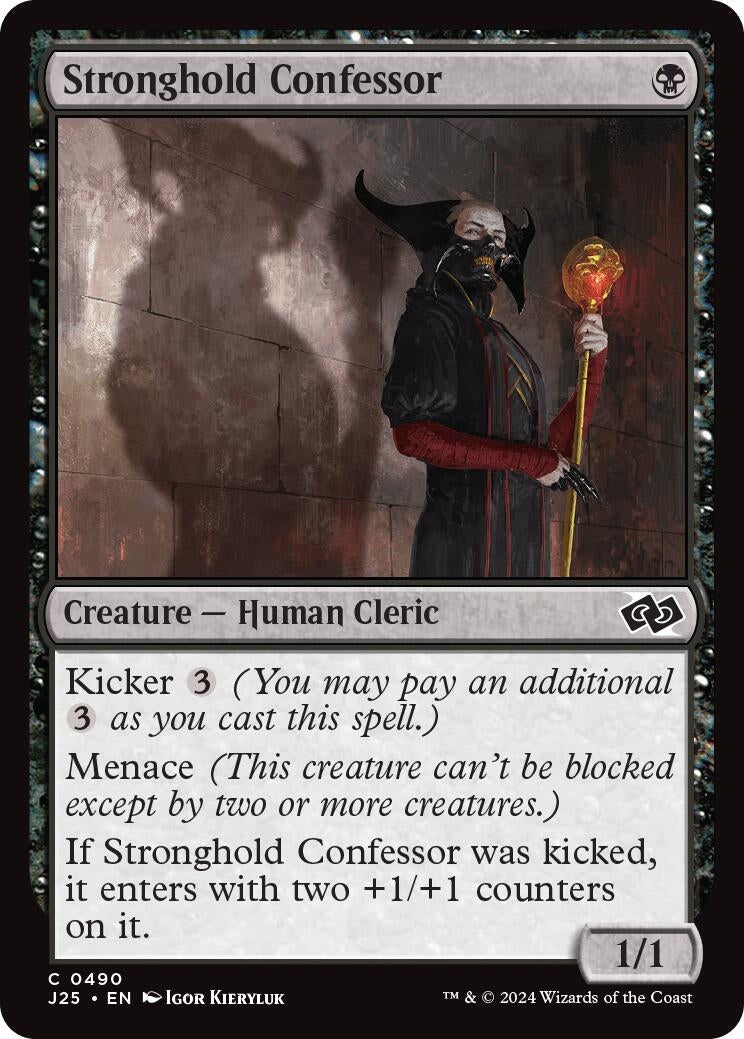 Image for Stronghold Confessor (490) [Foundations Jumpstart] - Magic: The Gathering