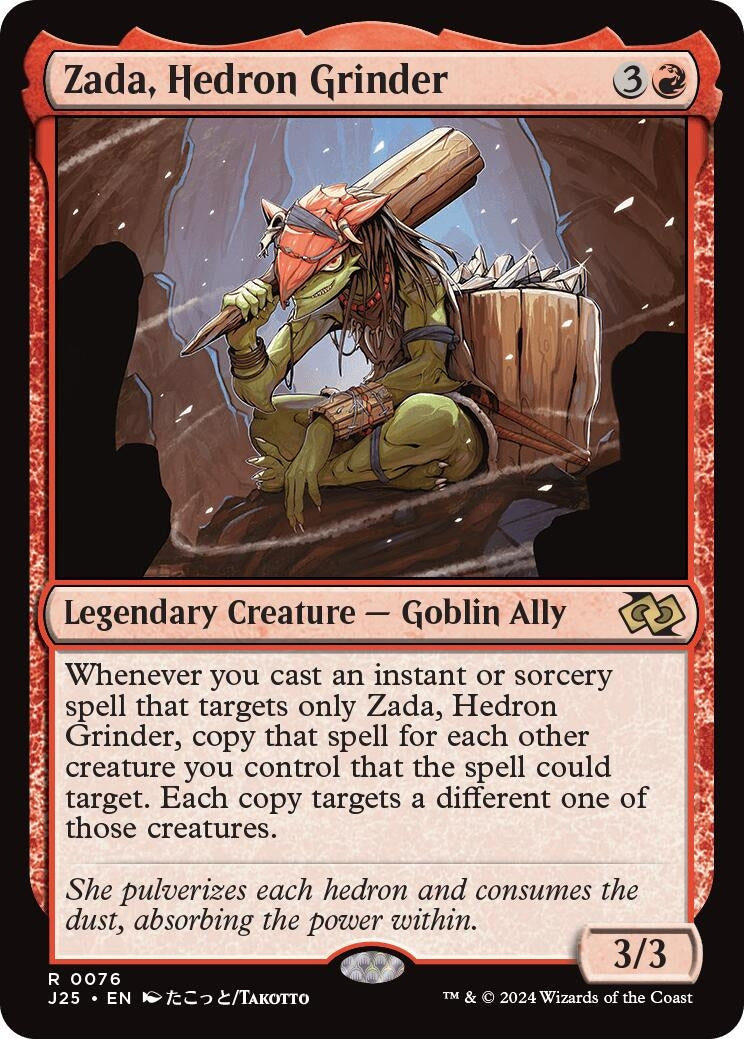 Image for Zada, Hedron Grinder (Anime) (76) [Foundations Jumpstart] - Magic: The Gathering