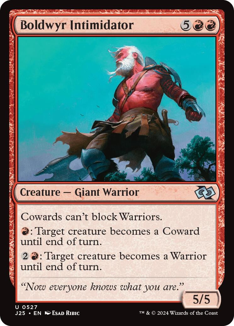 Image for Boldwyr Intimidator (527) [Foundations Jumpstart] - Magic: The Gathering