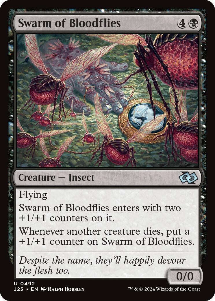 Image for Swarm of Bloodflies (492) [Foundations Jumpstart] - Magic: The Gathering