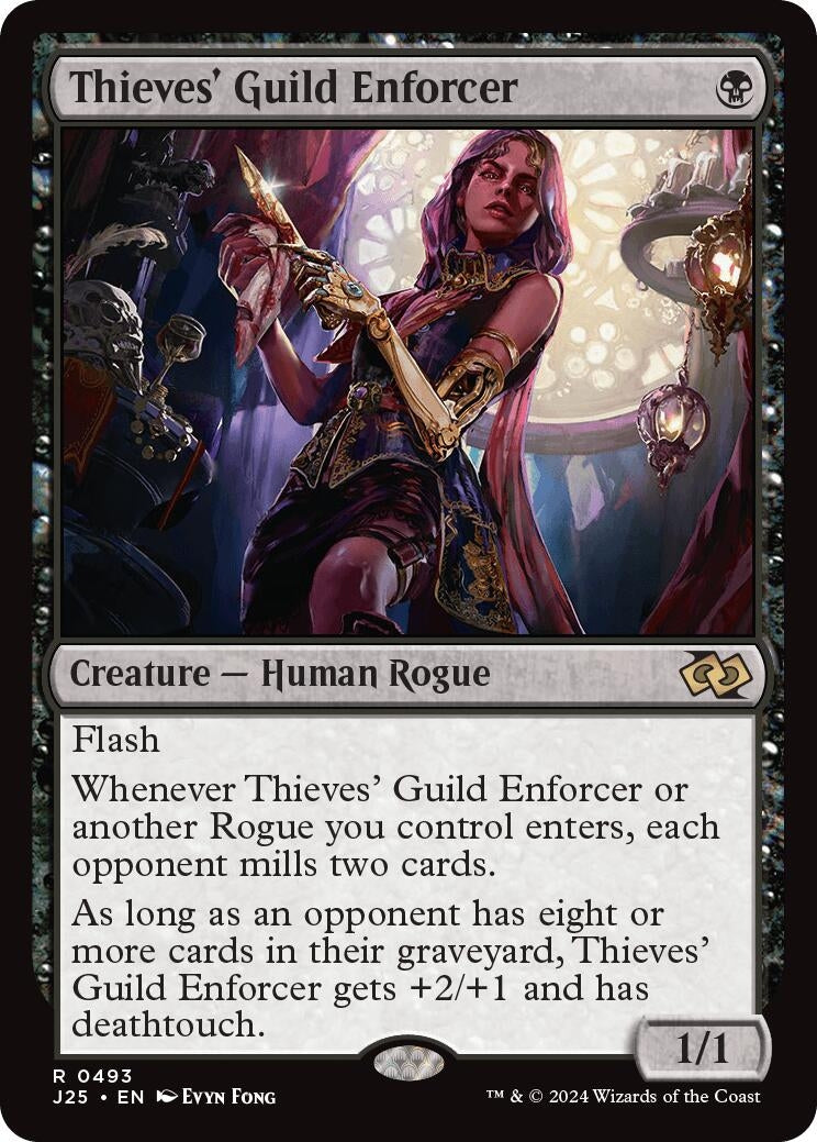 Image for Thieves' Guild Enforcer (493) [Foundations Jumpstart] - Magic: The Gathering