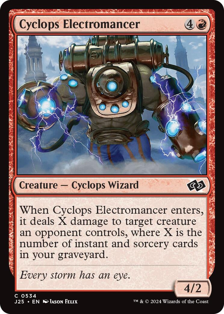 Image for Cyclops Electromancer (534) [Foundations Jumpstart] - Magic: The Gathering