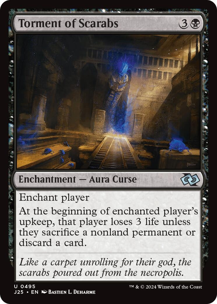 Image for Torment of Scarabs (495) [Foundations Jumpstart] - Magic: The Gathering