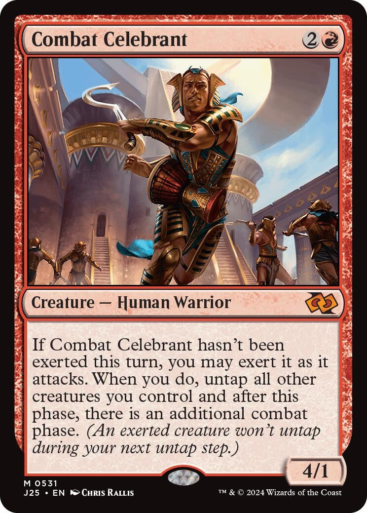 Image for Combat Celebrant (531) [Foundations Jumpstart] - Magic: The Gathering