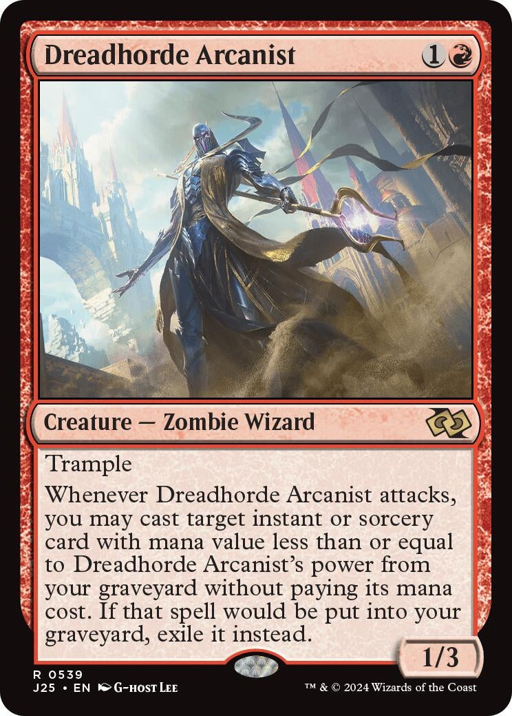 Image for Dreadhorde Arcanist (539) [Foundations Jumpstart] - Magic: The Gathering