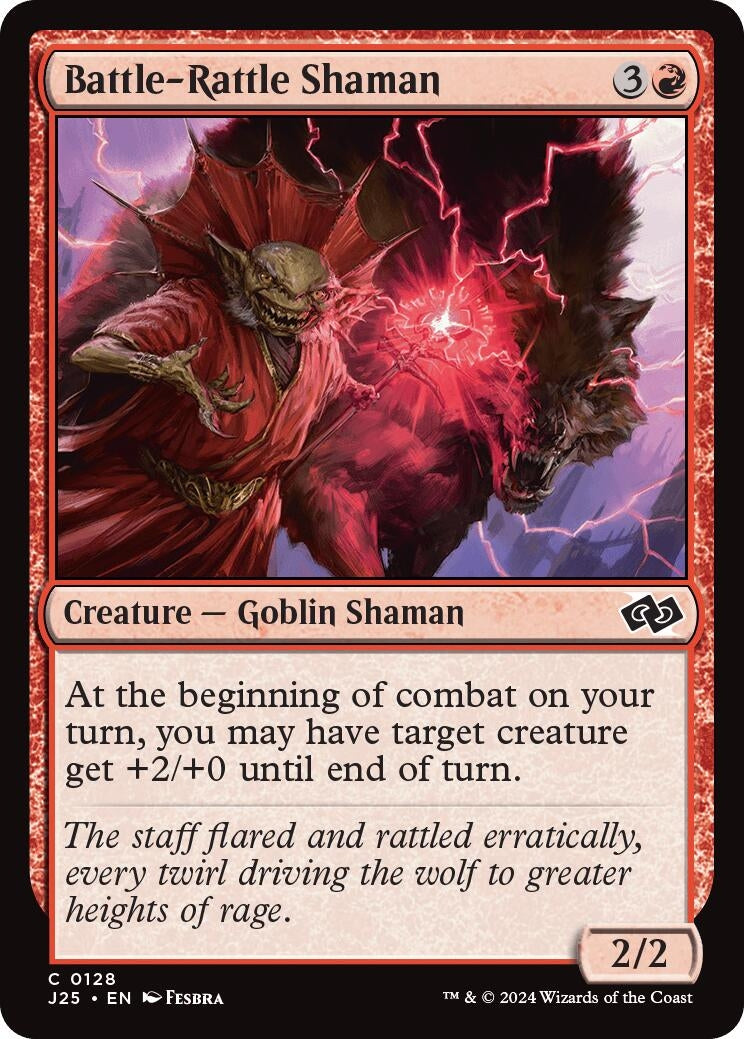 Image for Battle-Rattle Shaman (128) [Foundations Jumpstart] - Magic: The Gathering