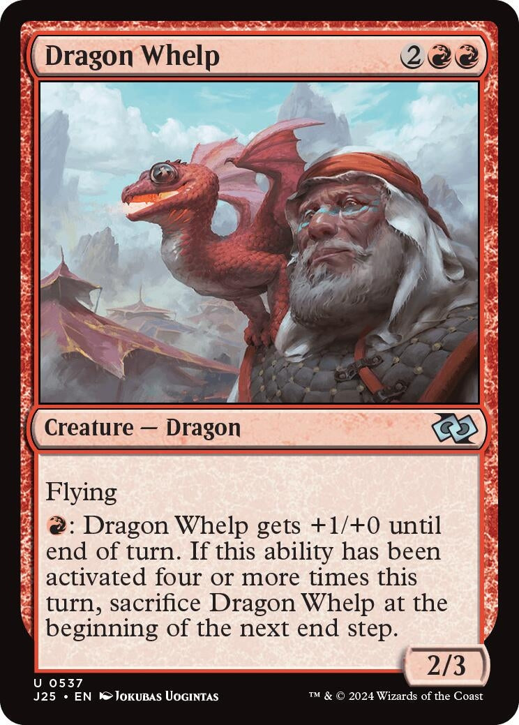 Image for Dragon Whelp (537) [Foundations Jumpstart] - Magic: The Gathering