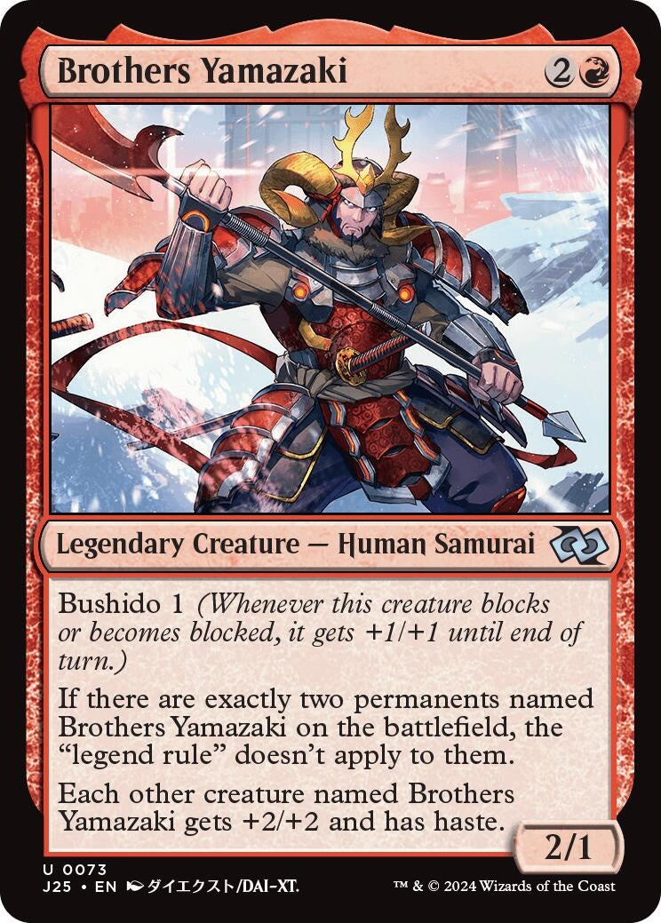 Image for Brothers Yamazaki (0073) (Anime) (73) [Foundations Jumpstart] - Magic: The Gathering