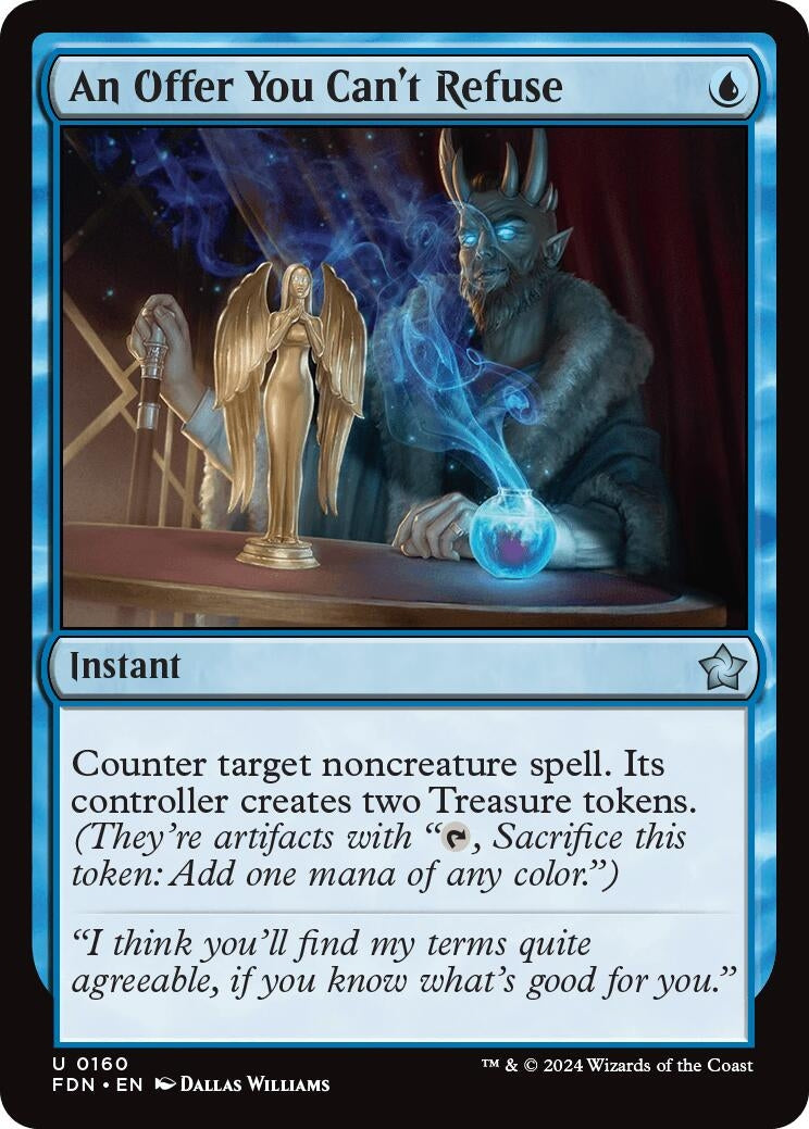 Image for An Offer You Can't Refuse (160) [Foundations] - Magic: The Gathering