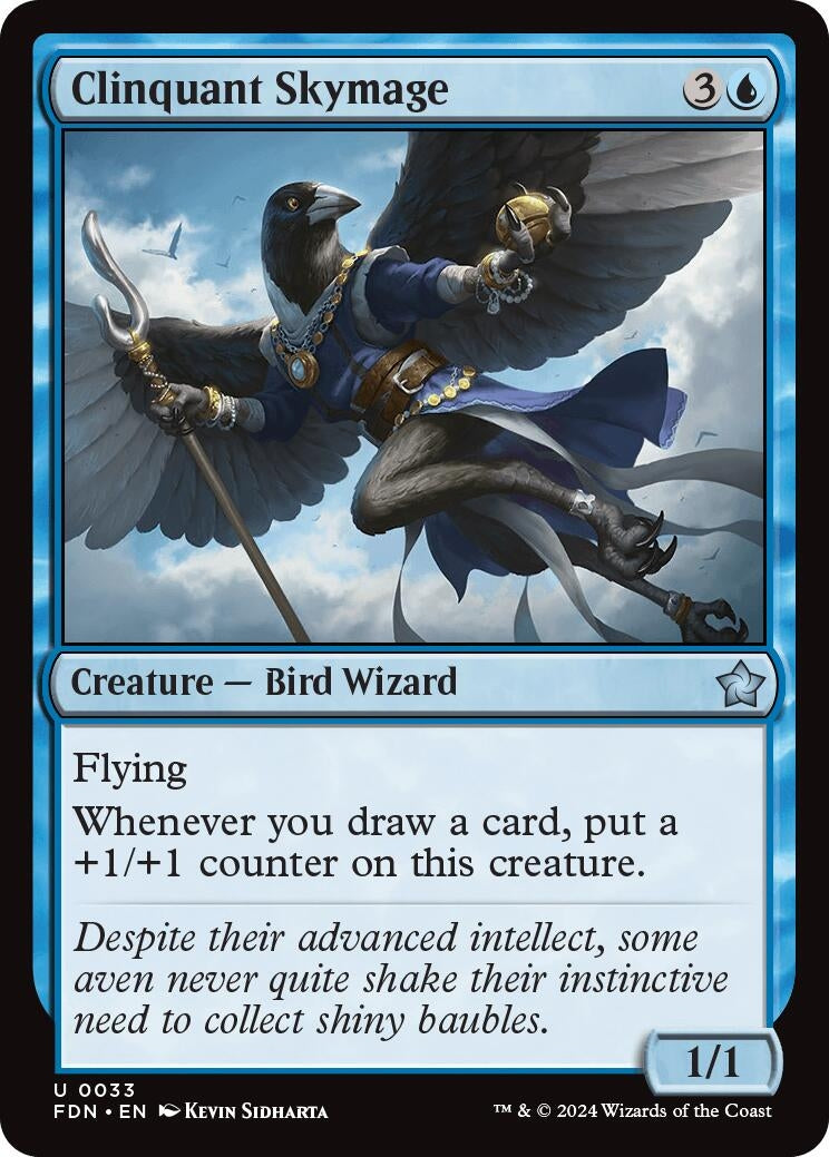 Image for Clinquant Skymage (33) [Foundations] - Magic: The Gathering
