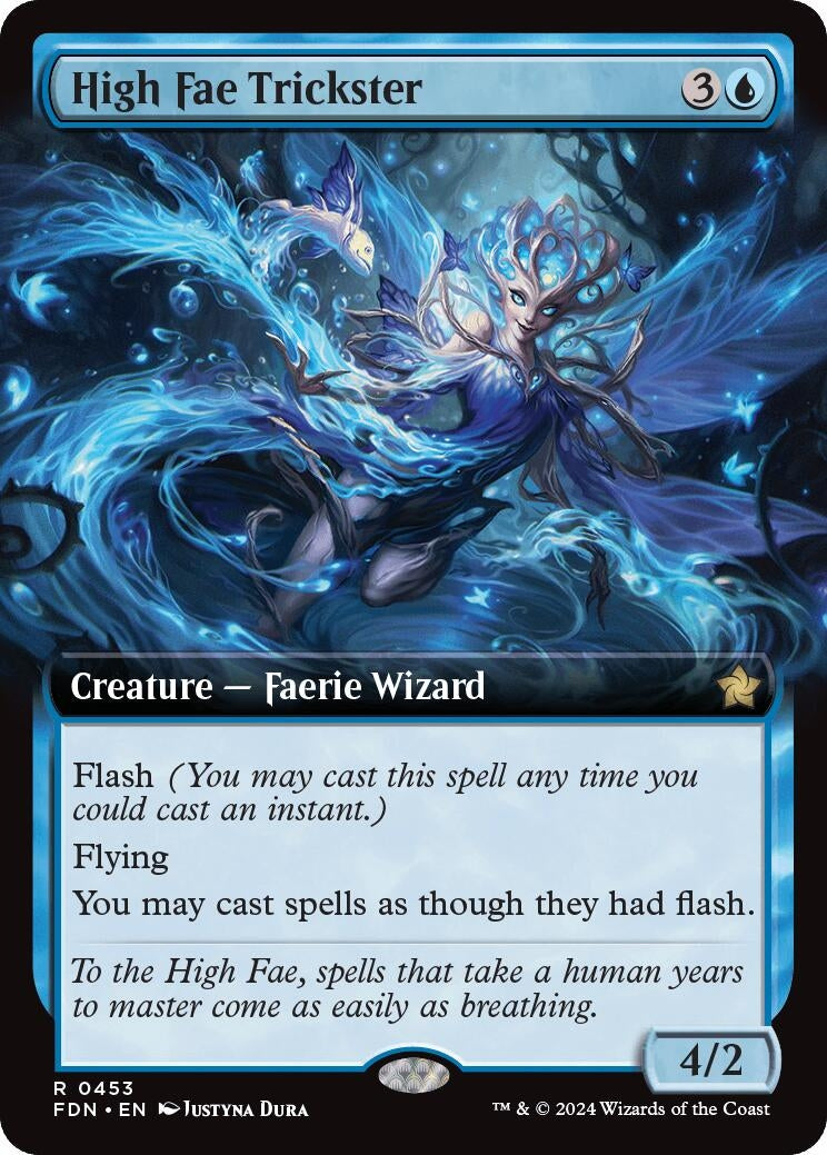 Image for High Fae Trickster (Extended Art) (453) [Foundations] - Magic: The Gathering