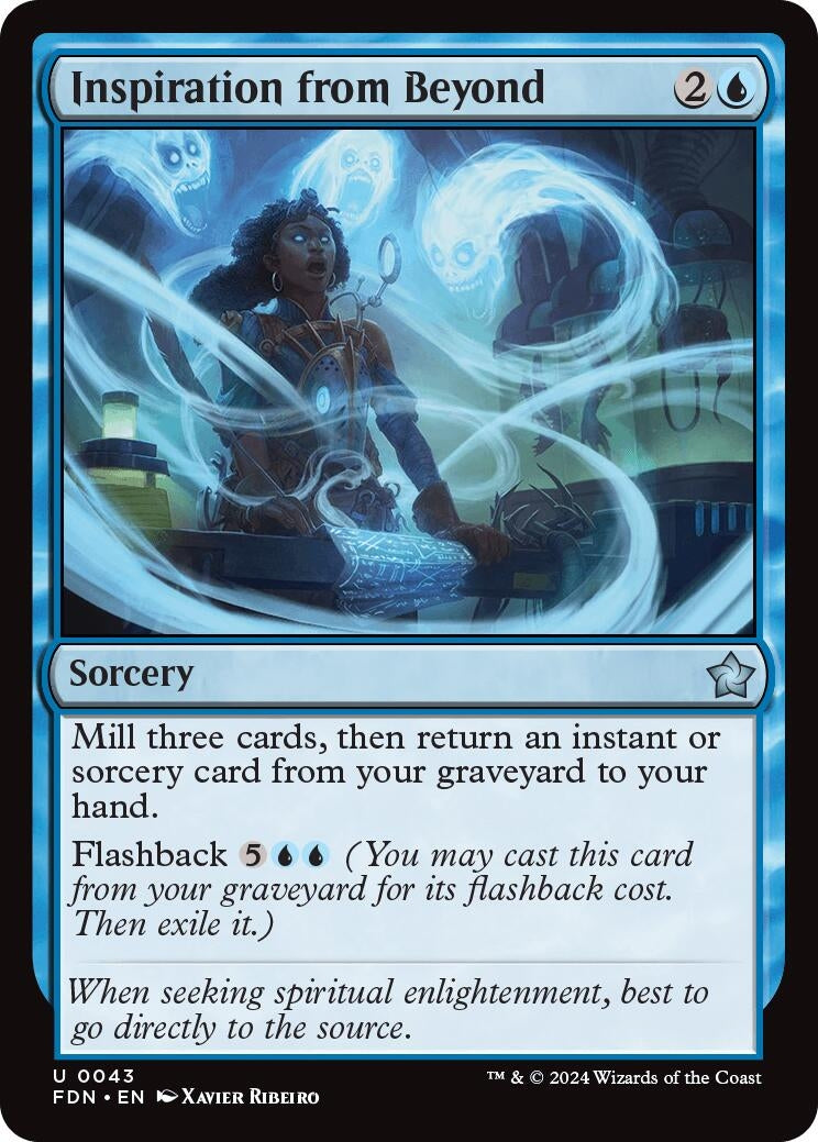 Image for Inspiration from Beyond (43) [Foundations] - Magic: The Gathering
