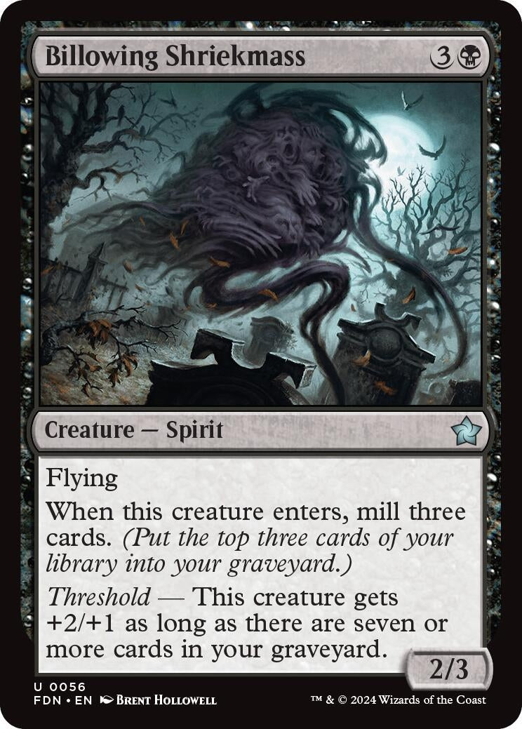Image for Billowing Shriekmass (56) [Foundations] - Magic: The Gathering