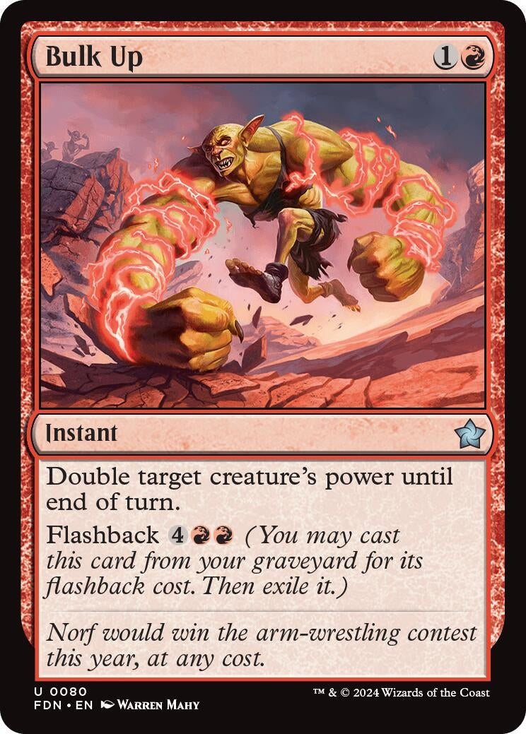 Image for Bulk Up (80) [Foundations] - Magic: The Gathering
