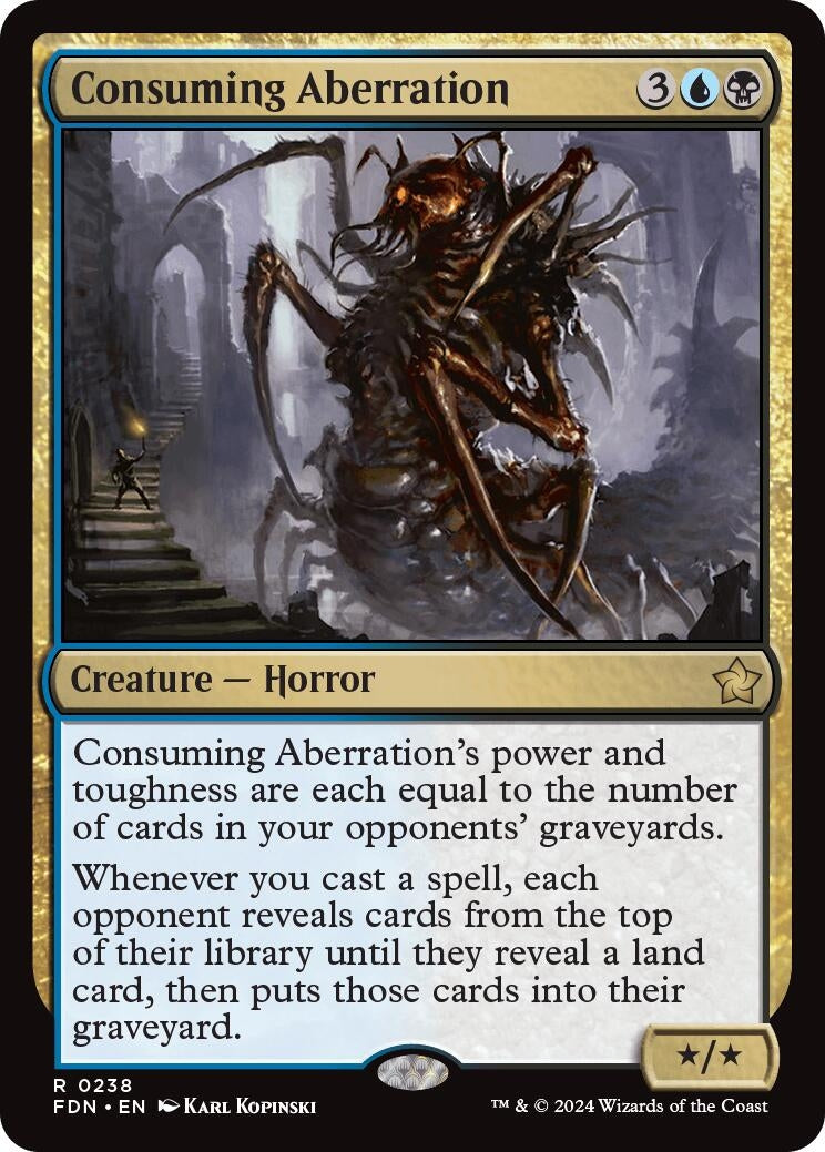Image for Consuming Aberration (238) [Foundations] - Magic: The Gathering