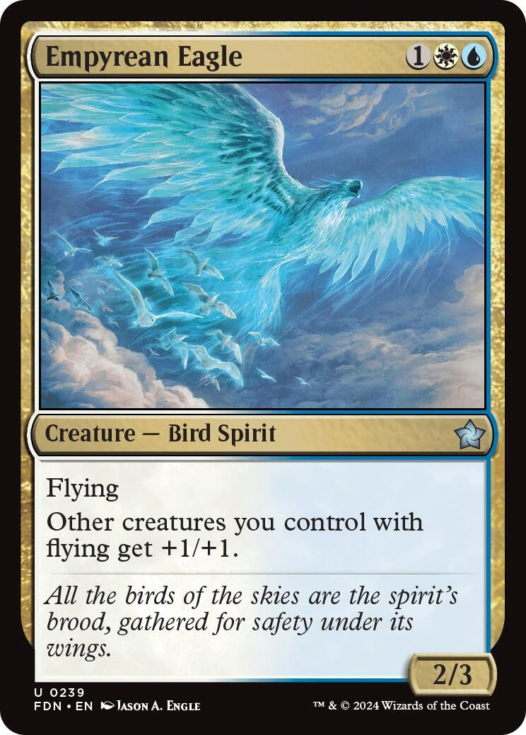 Image for Empyrean Eagle (239) [Foundations] - Magic: The Gathering