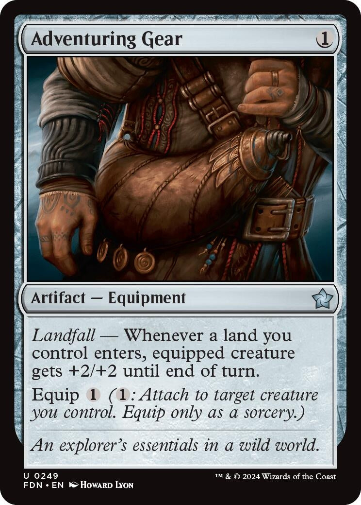 Image for Adventuring Gear (249) [Foundations] - Magic: The Gathering