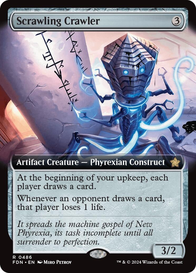 Image for Scrawling Crawler (Extended Art) (486) [Foundations] - Magic: The Gathering