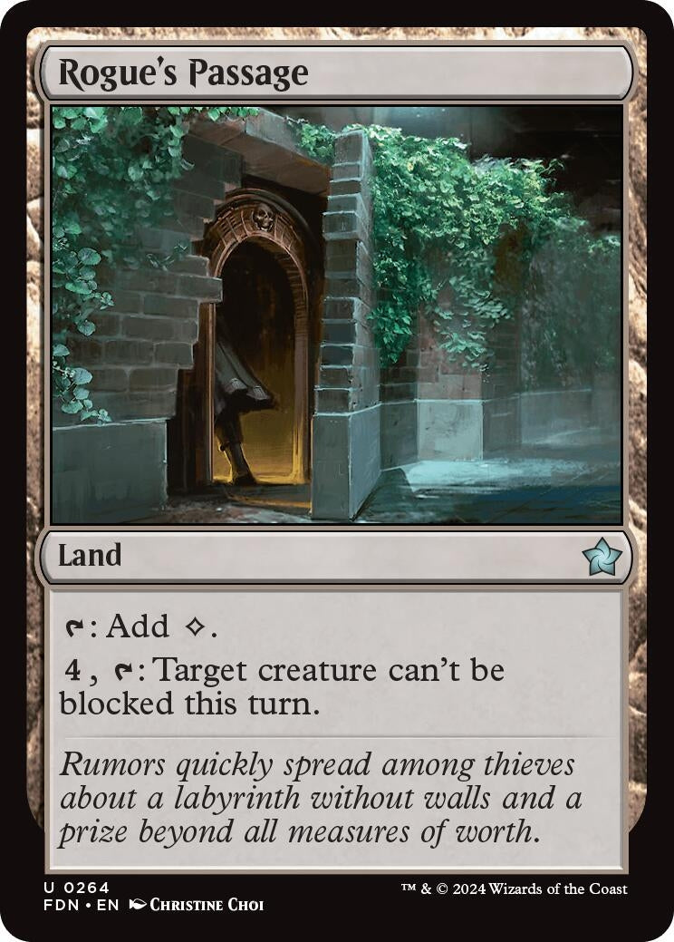 Image for Rogue's Passage (264) [Foundations] - Magic: The Gathering