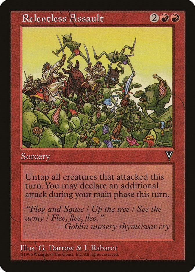 Image for Relentless Assault [Visions] - Magic: The Gathering
