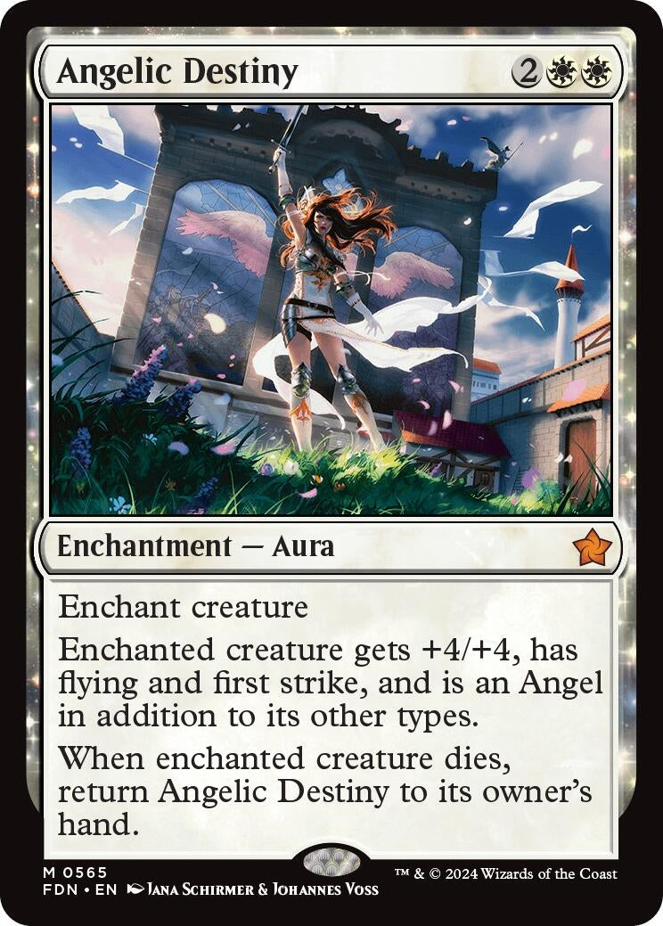 Image for Angelic Destiny (565) [Foundations] - Magic: The Gathering