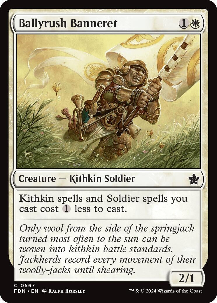 Image for Ballyrush Banneret (567) [Foundations] - Magic: The Gathering