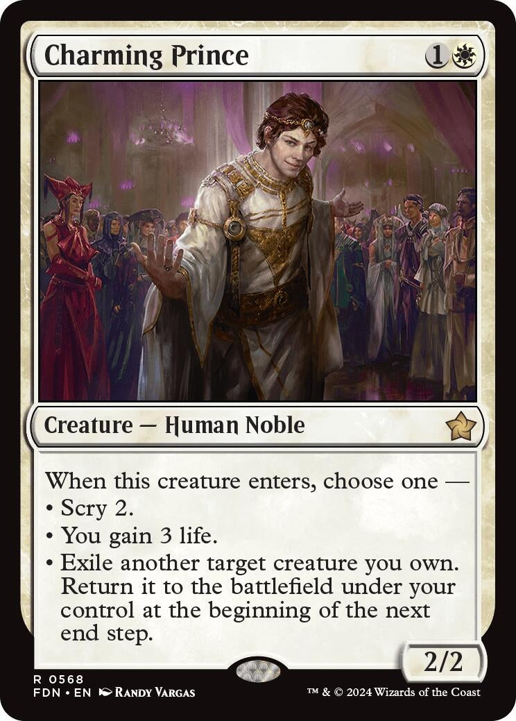 Image for Charming Prince (568) [Foundations] - Magic: The Gathering