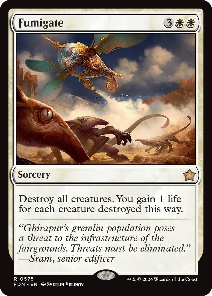 Image for Fumigate (575) [Foundations] - Magic: The Gathering