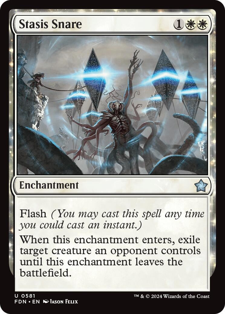 Image for Stasis Snare (581) [Foundations] - Magic: The Gathering