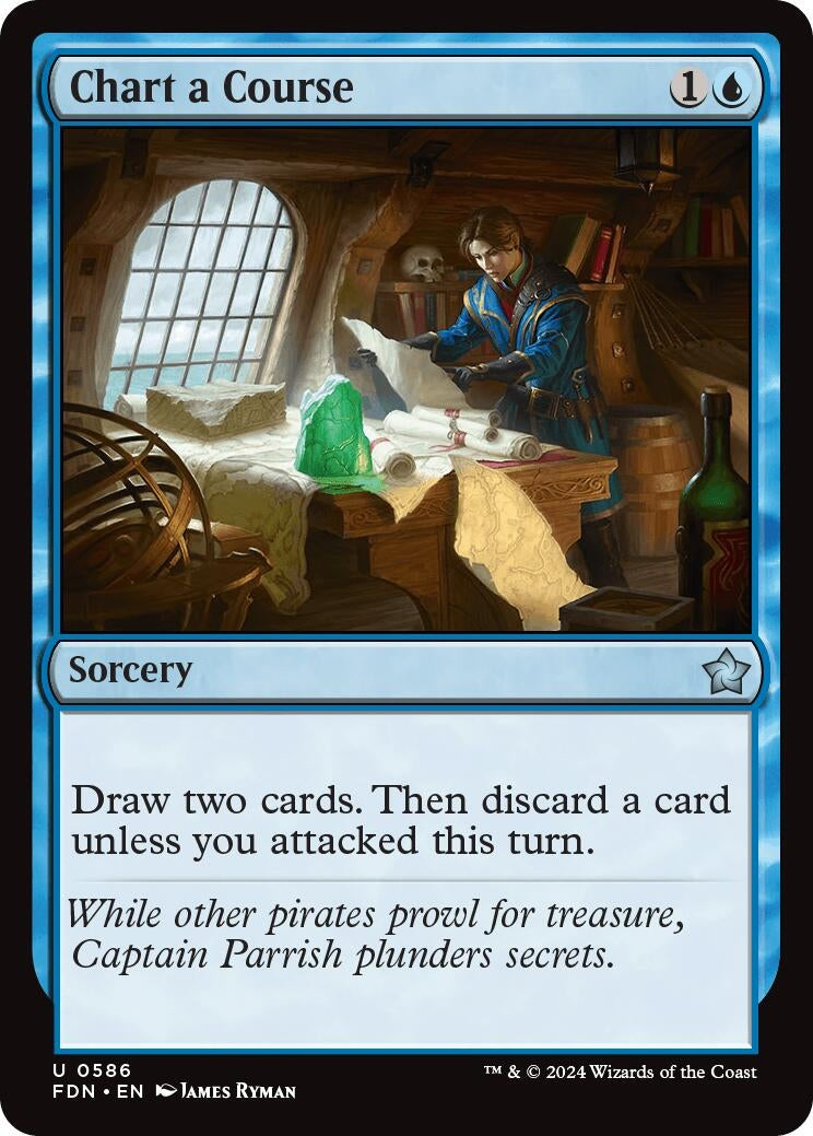 Image for Chart a Course (586) [Foundations] - Magic: The Gathering