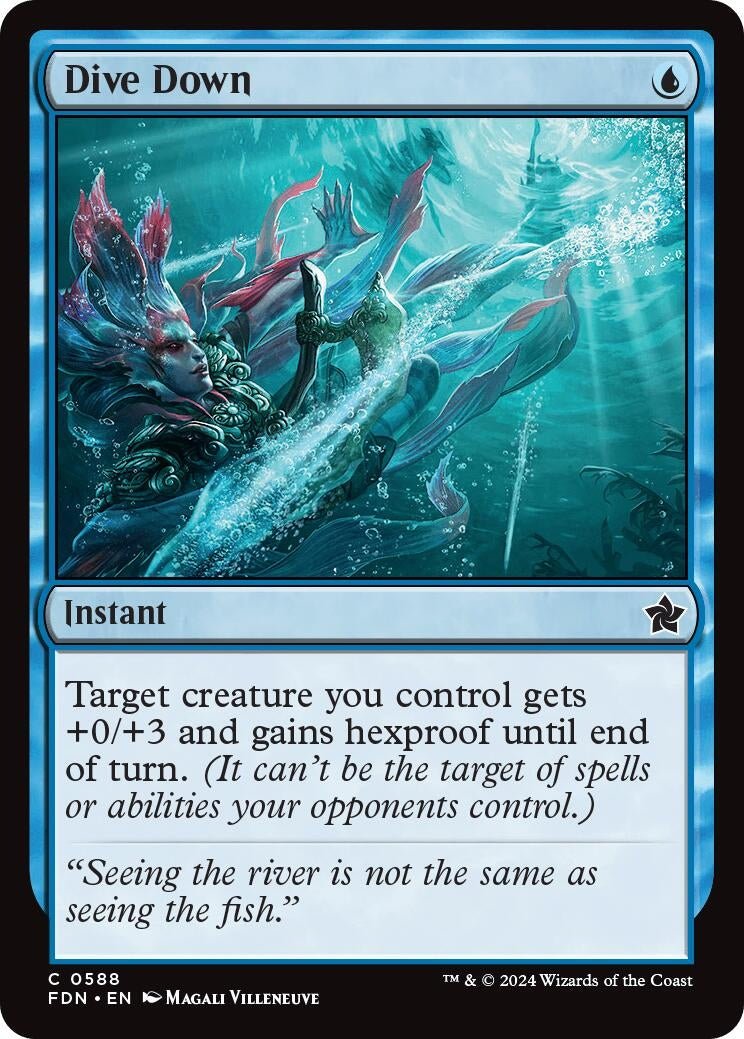 Image for Dive Down (588) [Foundations] - Magic: The Gathering