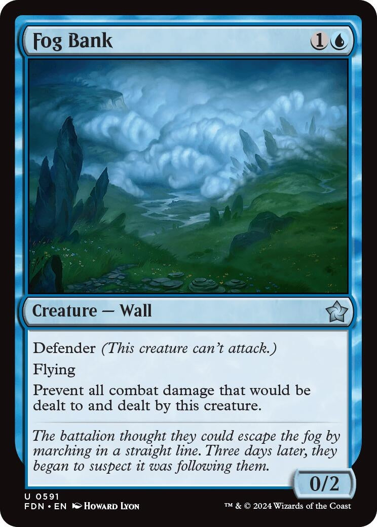 Image for Fog Bank (591) [Foundations] - Magic: The Gathering