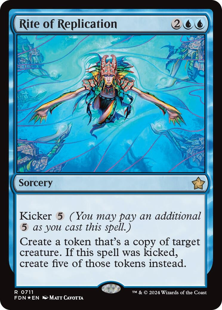 Image for Rite of Replication (711) [Foundations] - Magic: The Gathering