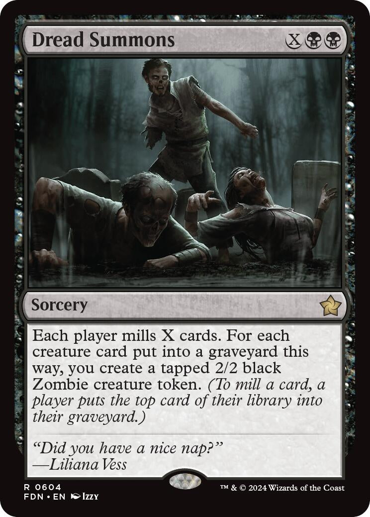 Image for Dread Summons (604) [Foundations] - Magic: The Gathering