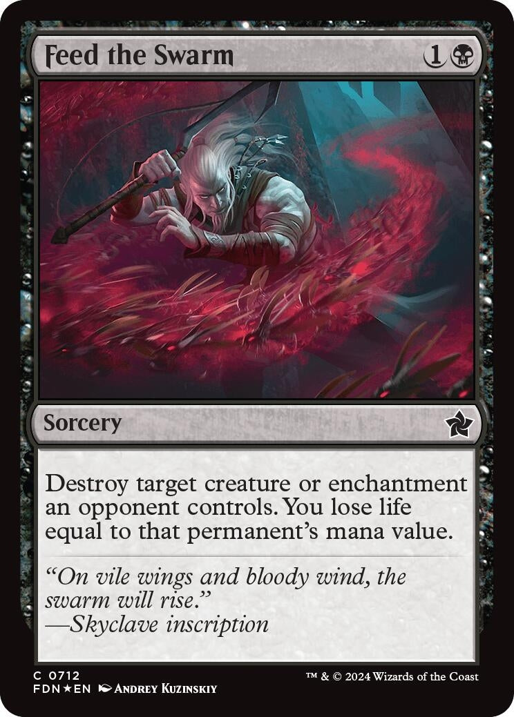Image for Feed the Swarm (712) [Foundations] - Magic: The Gathering