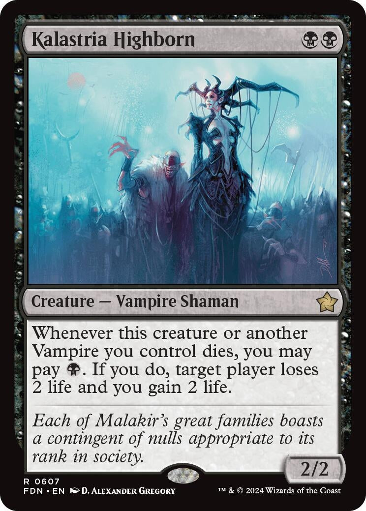 Image for Kalastria Highborn (607) [Foundations] - Magic: The Gathering
