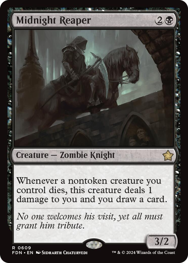 Image for Midnight Reaper (609) [Foundations] - Magic: The Gathering
